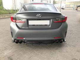 Maxton Design Achtersplitter (MET VERTICALE STANGEN) Lexus Rc