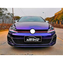 AutoStyle Voorbumper passend voor Volkswagen Golf VII Facelift 2017- 'GTi-Look' incl. Grills & Mistlampen (PP)
