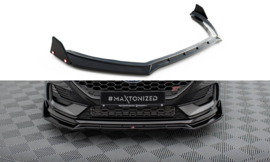 Maxton Design Frontsplitter V.4 + flappen Ford Fiesta ST / ST-line Mk8 Facelift