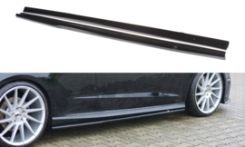 Maxton Design ZIJSKIRTS DIFFUSORS AUDI S3 / A3 S-LINE 8V / 8V FL HATCHBACK Gloss Black