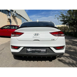 Achterspoilerlip passend voor Hyundai i30 III Fastback incl. N-Line 2017- (ABS Glanzend zwart)