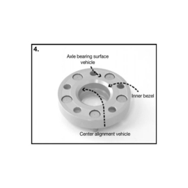 H&R DRM-Systeem Spoorverbrederset 30mm per as - Steekmaat 5x108 - Naaf 63,3mm - Boutmaat M14x1,5 - passend voor Ford/Jaguar/Volvo - Zwart