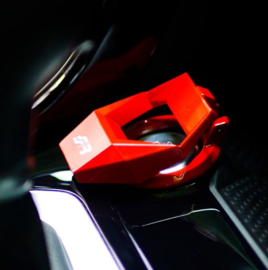 Simoni Racing Startknop Afdekking - Rood - Ø30mm