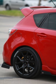 Maxton Design ACHTERZIJDE SPLITTERS MAZDA 3 MK2 MPS