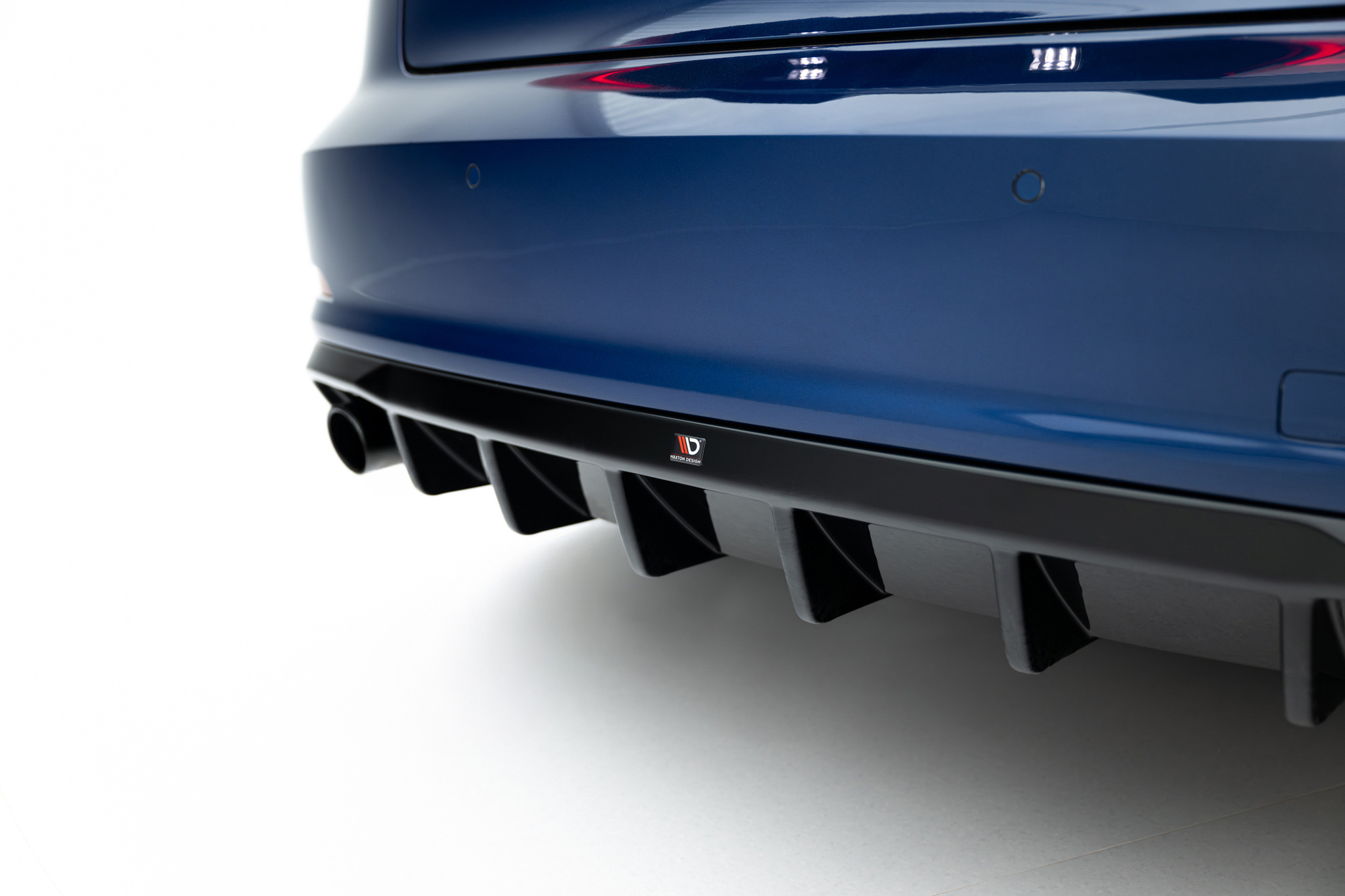 Maxton Design Achterspoiler Audi A3 Sedan 8V (uitvoering met enkele uitlaatpijpen aan één kant)