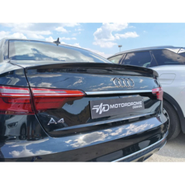 Motordrome Achterspoilerlip passend voor Audi A4 B9 Sedan 2015-2024 (PU)