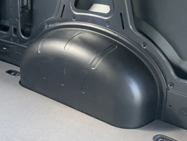 RGM Set binnenste spatbordbeschermers passend voor Volkswagen Crafter 2016- & MAN TGE 2017- Zwart