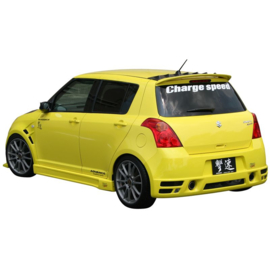 Chargespeed Achterbumper passend voor Suzuki Swift II 2005- 'Type 1' (FRP)