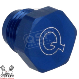 Aluminium blind plug D03 - Blauw