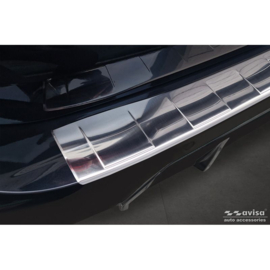 RVS Achterbumperprotector passend voor BMW 3 Serie Touring (G21) Facelift 2022- met M-Pakket 'Ribs'