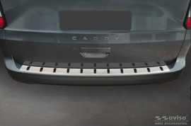 RVS Achterbumperprotector passend voor Volkswagen Caddy V Cargo & Combi 2020- 'STRONG EDITION'