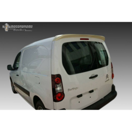 Dakspoiler passend voor Citroën Berlingo & Peugeot Partner 2008- (Modellen met achterdeuren) (PU)