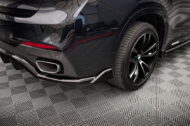 Maxton Design Achtersplitter (met verticale stangen) BMW X6 M-Pack F16
