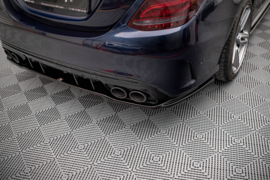 Maxton Design Achtersplitter (met verticale spijlen) Mercedes-AMG C 43 Sedan / Estate W205 / S205 Facelift