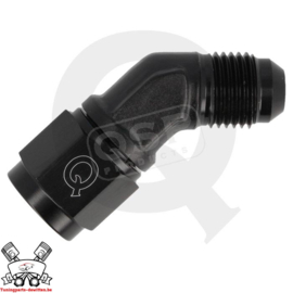 Adapter 45° female / male draaibaar D04 – Zwart