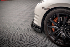 Maxton Design Frontsplitter + flappen Nissan GTR R35 Facelift