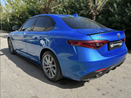 Motordrome Set sideskirts passend voor Alfa Romeo Giulia 2015- (ABS Glanzend zwart)