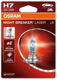 Osram Night Breaker Laser Halogeen lamp - H7 - 12V/55W - per stuk