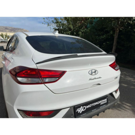 Achterspoilerlip passend voor Hyundai i30 III Fastback incl. N-Line 2017- (ABS Glanzend zwart)