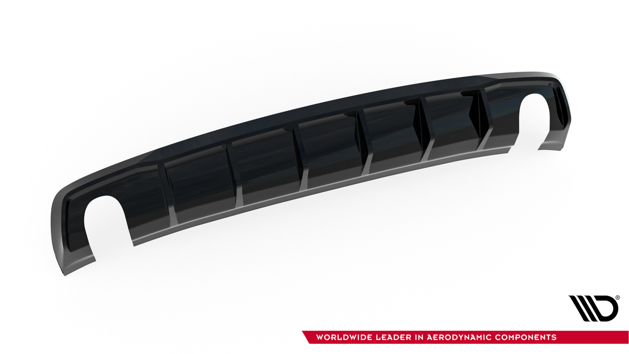 Maxton Design Achterspoiler Audi A3 Sedan 8V (uitvoering met enkele uitlaatpijpen aan beide zijden)