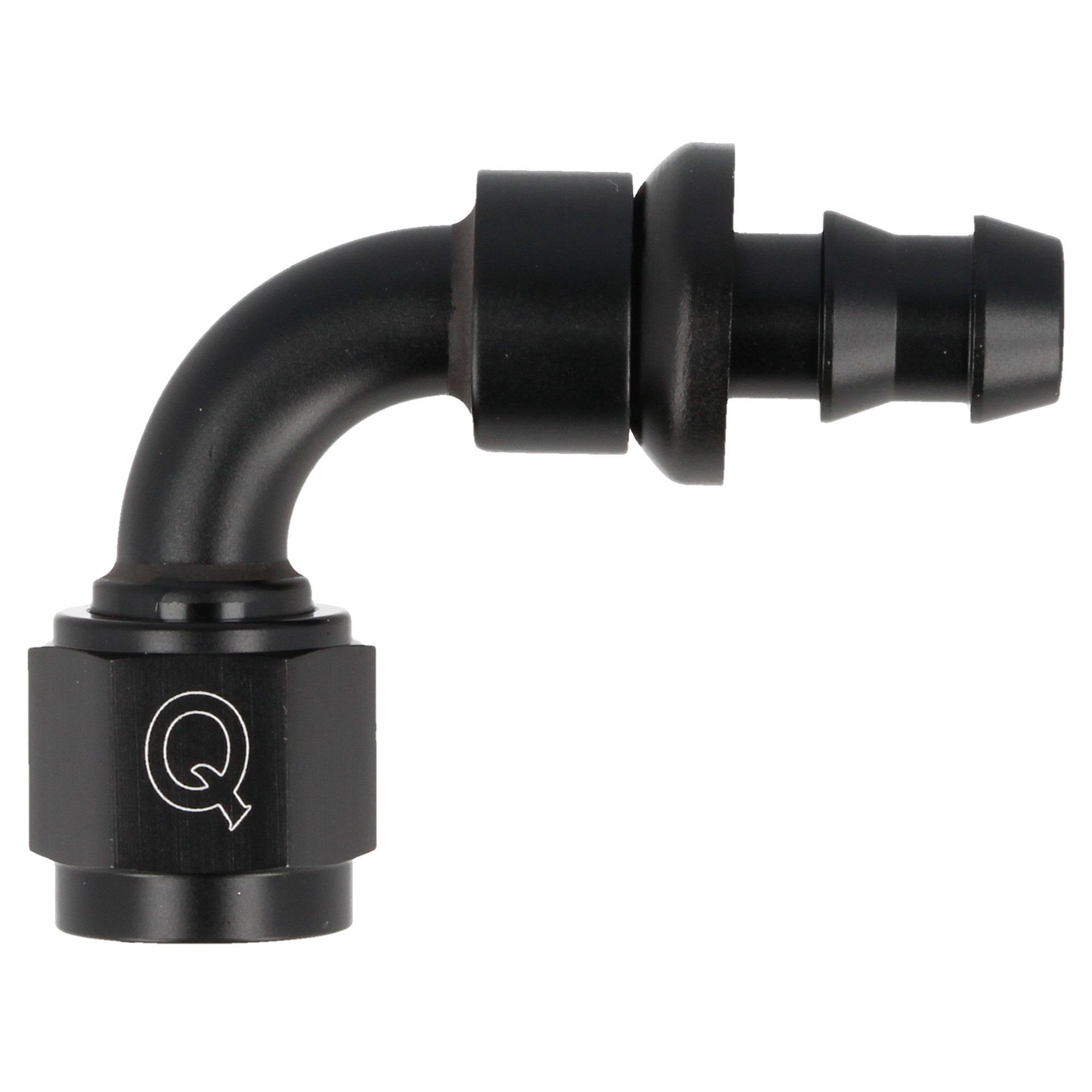 QSP slang adapter push-on 90° AN10