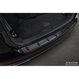 Avisa RVS Achterbumperprotector STRONG EDITION passend voor Audi A6 (C8) Avant incl. S-Line 2023-2025 - Zwart