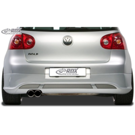 Achterskirt passend voor Volkswagen Golf V Hatchback 3/5-deurs 2003-2008 'V2' (uitlaat links) excl. Variant/Plus (ABS)