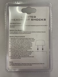 Lighted Headrest Shocks Wit