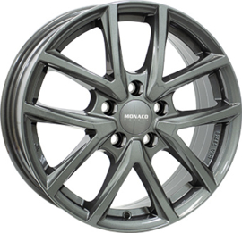 MONACO WHEELS CL2 17inch 7,0j 5/112 ET35 Naaf 70,1mm Antraciet Donker