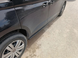 Set sideskirts passend voor Volkswagen Caddy V Box/MPV 2020- (ABS Glanzend zwart)