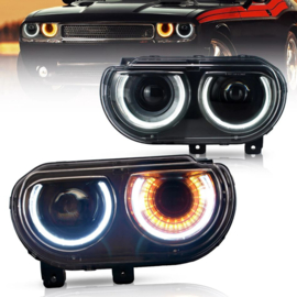 VLAND LED-koplampen voor Dodge Challenger 2008-2014 Frontlichten Z/O-lampen