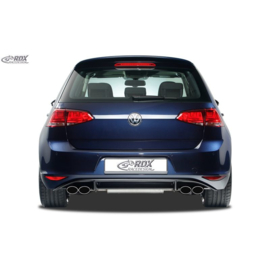 Achterskirt 'Diffusor' passend voor Volkswagen Golf VII HB 3/5-deurs 2012- 'R-Look' excl. GTi/GTD (PUR)