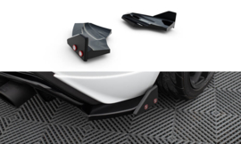 Maxton Design Achterzijde splitters V.3 + flappen Ford Fiesta ST Mk7 Facelift