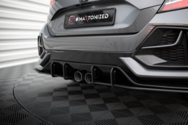 Maxton Design Street Pro Achterzijde Splitters Honda Civic Sport Mk 10 Facelift