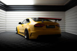 Maxton Design Carbon Spoiler Met Interne Beugels Staanders + LED Audi A5 Coupé 8T