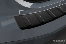 Matzwart RVS Achterbumperprotector passend voor BMW iX (I20) 2021- 'Ribs'