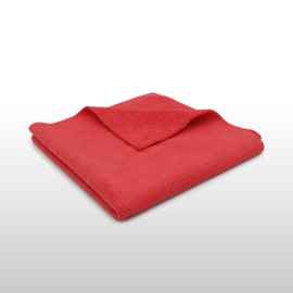 P1 Professional Tricot Microfibre Cloth Red Lasercut 1 doek