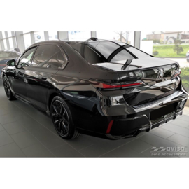 RVS Achterbumperprotector passend voor BMW 7-Serie (G70) 2023- met M-Pakket 'Ribs'