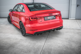 Maxton Design ACHTERPANEEL AUDI S3 SEDAN 8V Gloss Black