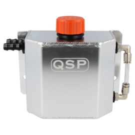 QSP aluminium olie catchtank - 1 liter - D10 aansluiting