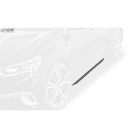 Sideskirts 'Slim' passend voor Renault Megane IV 5-deurs/Grandtour 2016- (ABS zwart glanzend)