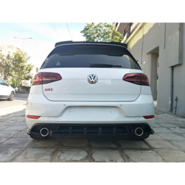 Motordrome Achterbumperskirts Hoeken passend voor Volkswagen Golf 7.5 GTI 2017-2020 (ABS)