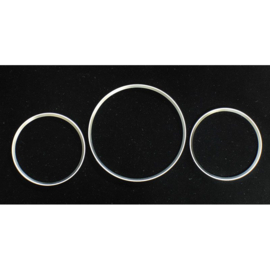 KunststofRingen passend voor Mercedes W202 94-95 chroom (3pcs)