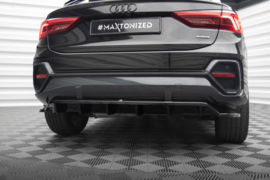 Maxton Design Achtersplitter (met verticale spijlen) Audi Q3 Sportback F3