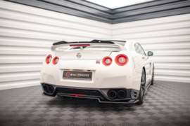 Maxton Design Achtersplitter (met verticale stangen) Nissan GTR R35 Facelift