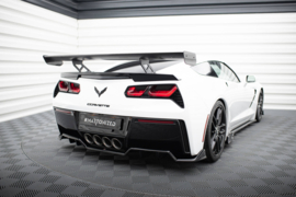 Maxton Design Carbon Spoiler Met Interne Beugels Staanders Chevrolet Corvette Stingray / Grand Sport C7