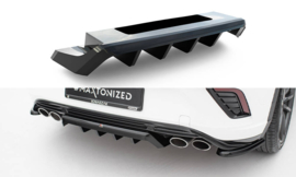 Maxton Design Centrale achtersplitter (met verticale stangen) Volkswagen T-Roc R Mk1