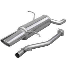 100% RVS Sportuitlaat passend voor BMW 3-Serie E36 318 Ti Compact 1994-2001 102mm