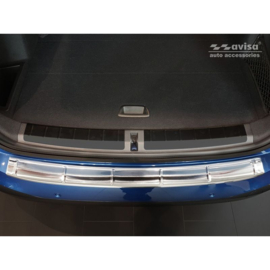 RVS Achterbumperprotector passend voor BMW X1 (F48) M-Pakket 2015-2022 'Ribs'