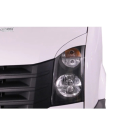RDX Koplampspoilers passend voor Volkswagen Crafter 2006-2017 (ABS Glanzend Wit)